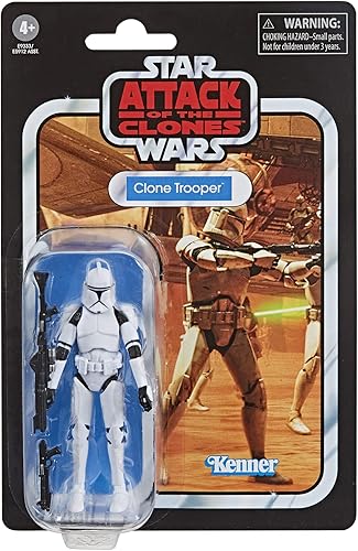 Miniatura 2 de STAR WARS The Vintage Collection - Juguete de soldado clon, figura de ataque de los clones a escala de 3.75 pulgadas, juguetes para niños a partir