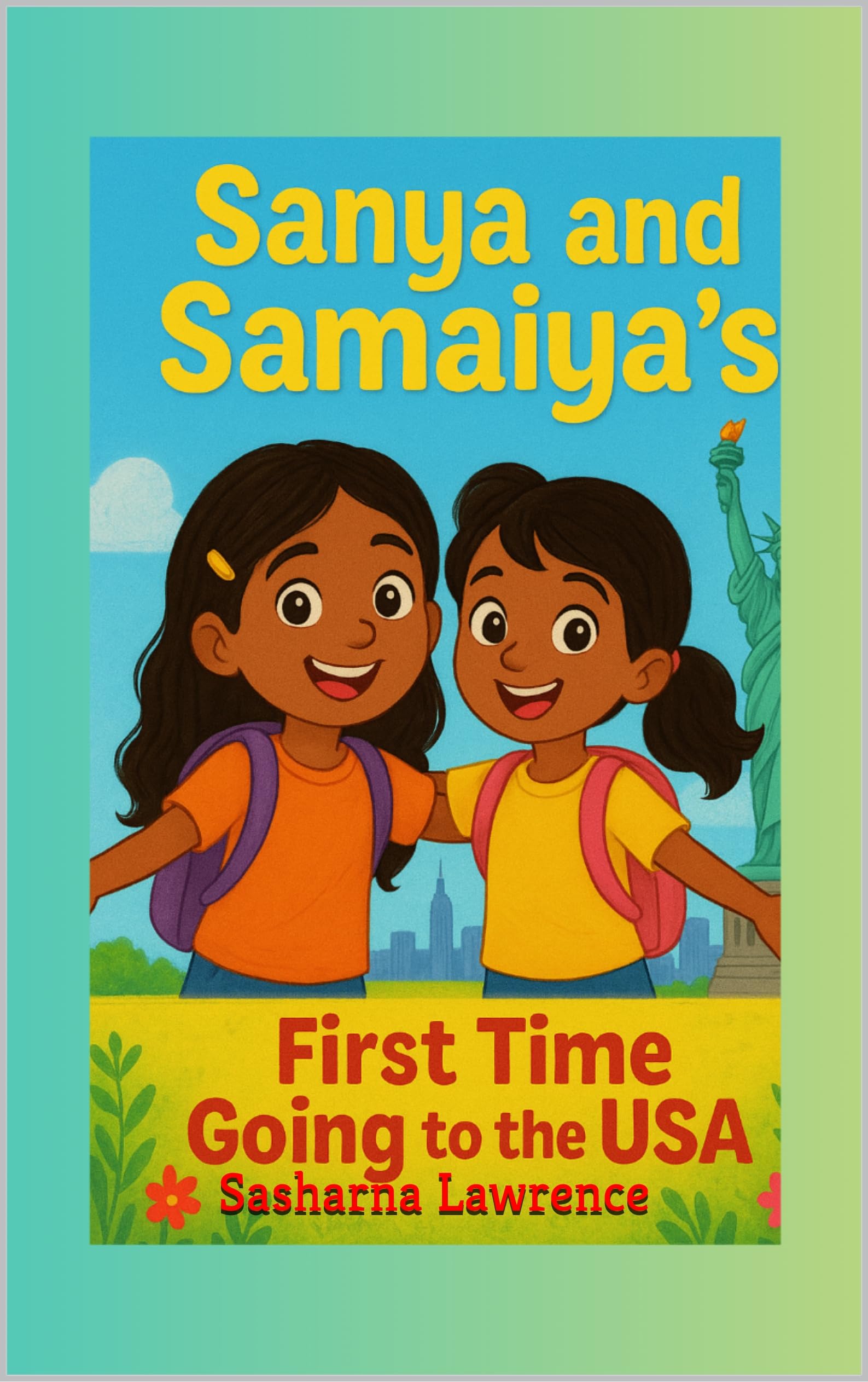Sanya ans Samaiya's first time going to the USA