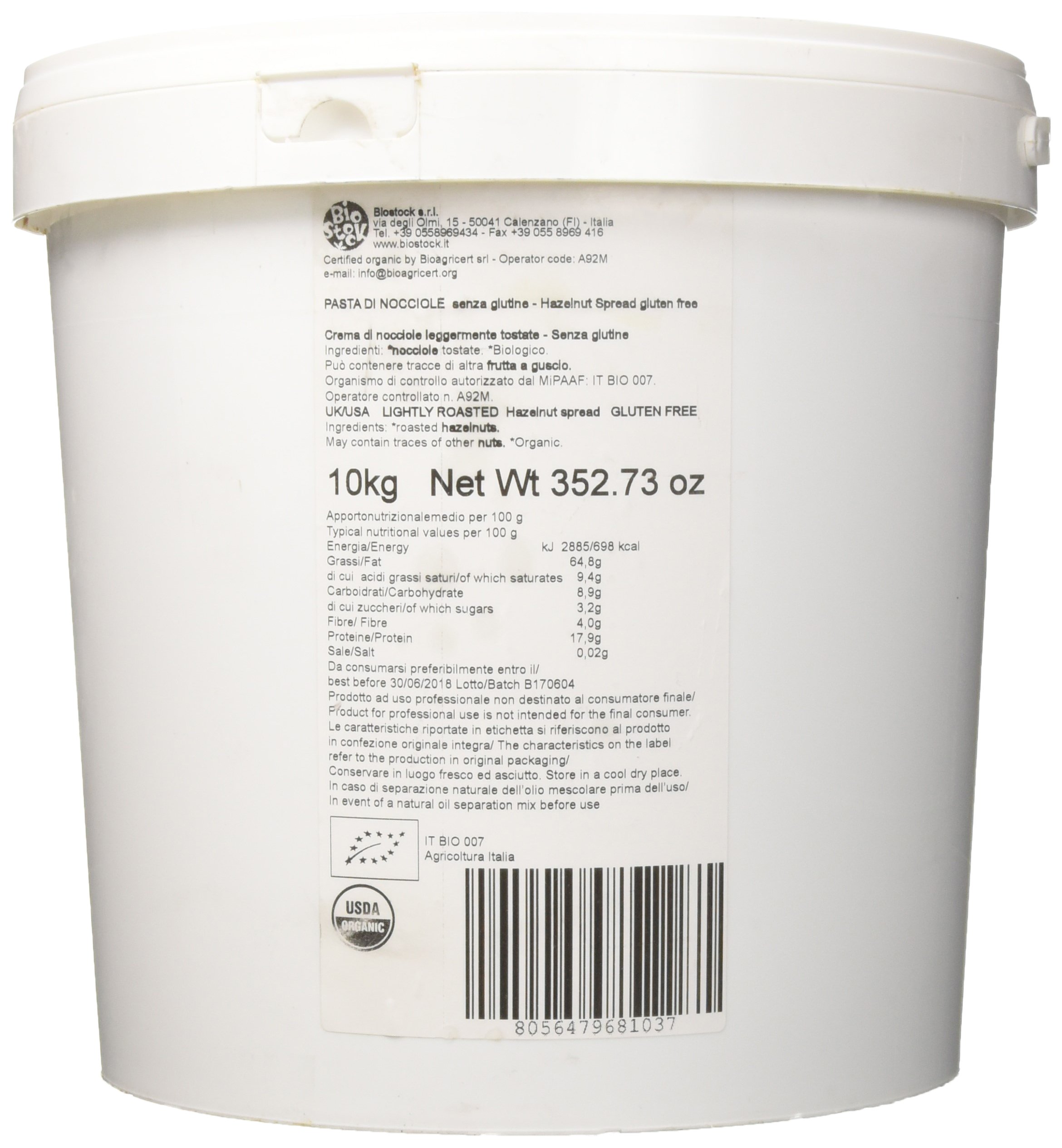 Probios Crema Pasta di Nocciola S/G - 10 kg