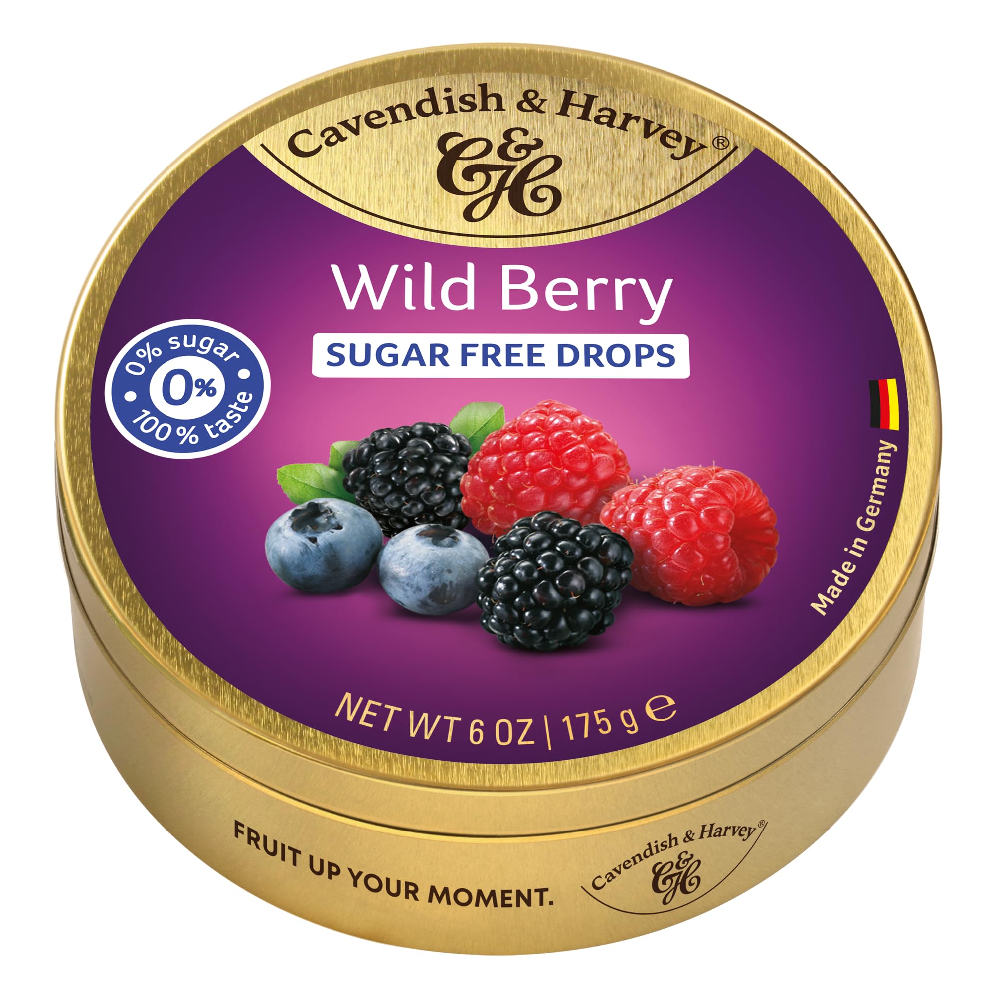Cavendish & Harvey Wild Berry Drops, 175Gm (Germany), Raspberry