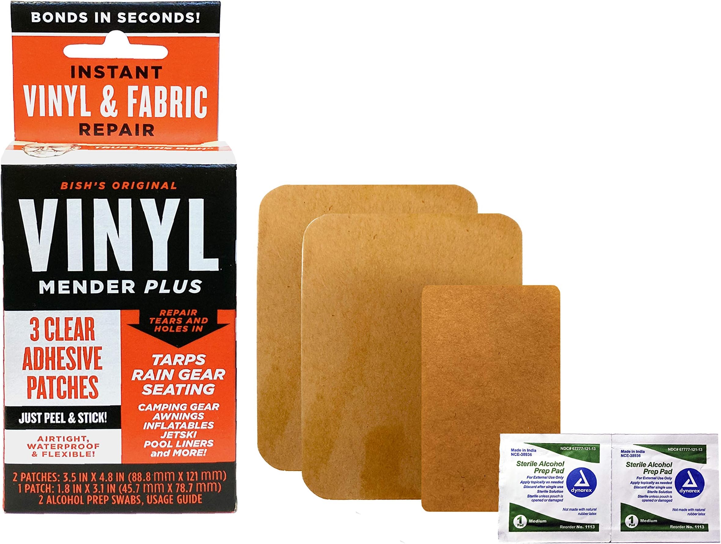 Tear Mender Vinyl Mender Clear Adhesive Patch