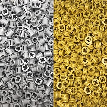 SEEMEY 100 gram Technic Bush Half Bushing 1/2 Cross Connector Part 4265c Random Color