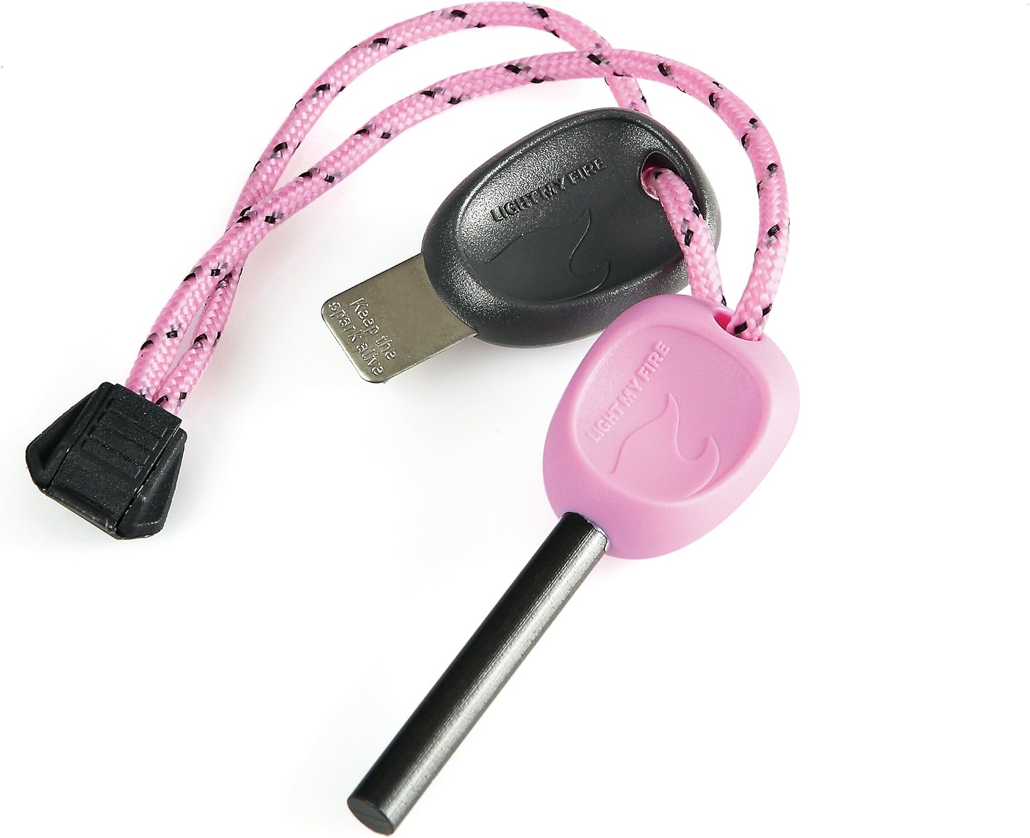 Light My Fire Swedish FireSteel 2.0 Scout 3,000 Strike Fire Starter with Emergency Whistle