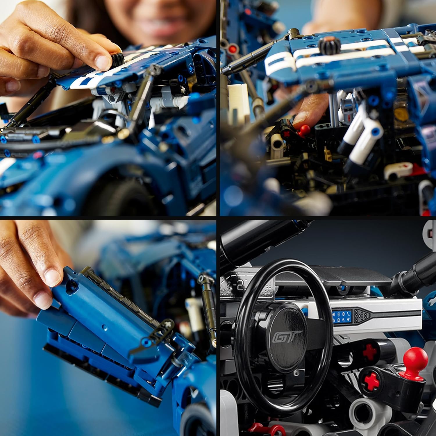 Lego Technic, 2022, Ford GT Birthday Gift, 42154, Toy Blocks, Present, Racing Car, Vehicles, Glue, Boys, Adults