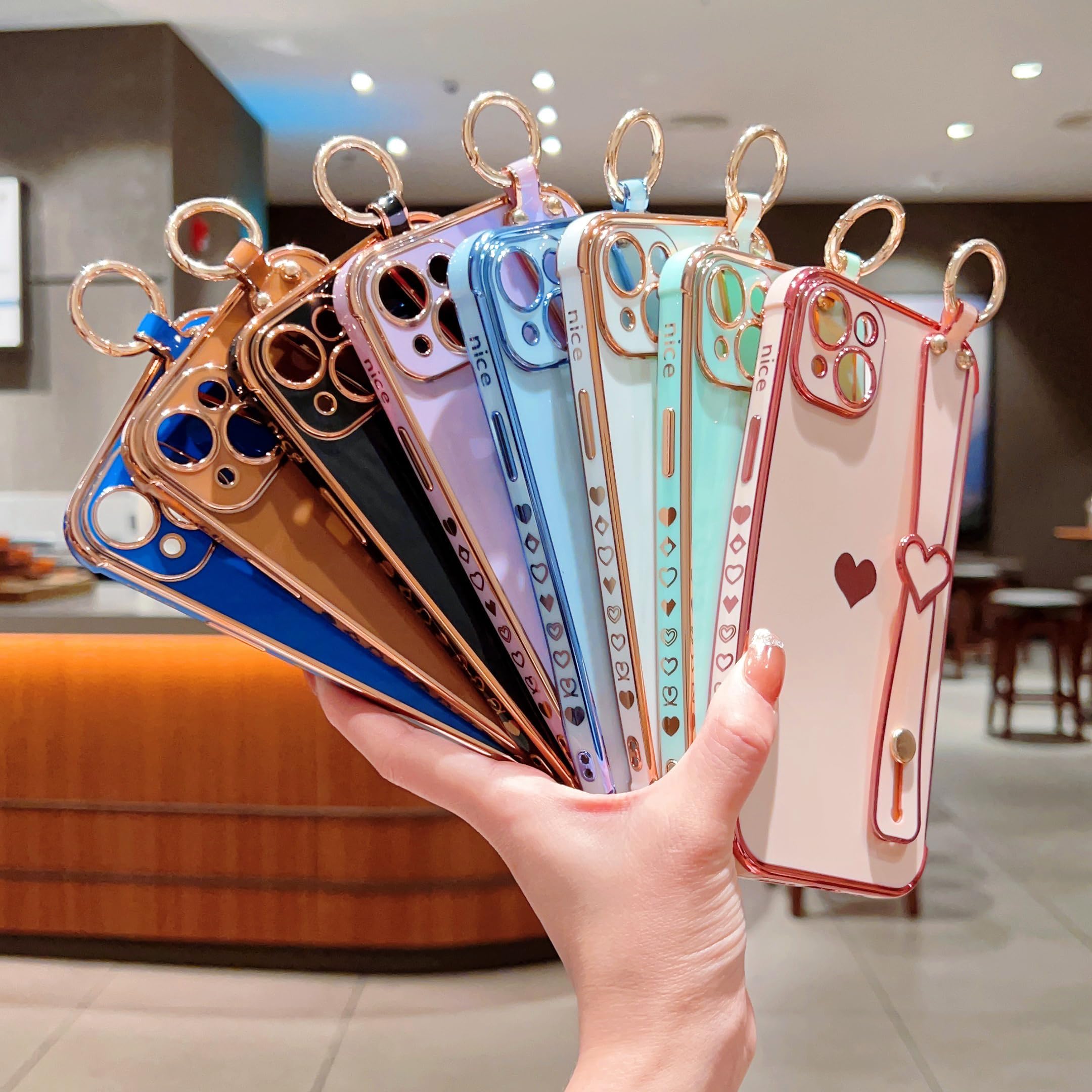 Amazon.com: DEFBSC Compatible with iPhone 15 Case, Electroplated