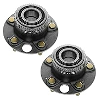 Vista 523 de TRQ Juego de 2 rodamientos de rueda trasera y conjunto de cubo con sensor ABS compatible con Ford Transit Connect 2014-2018