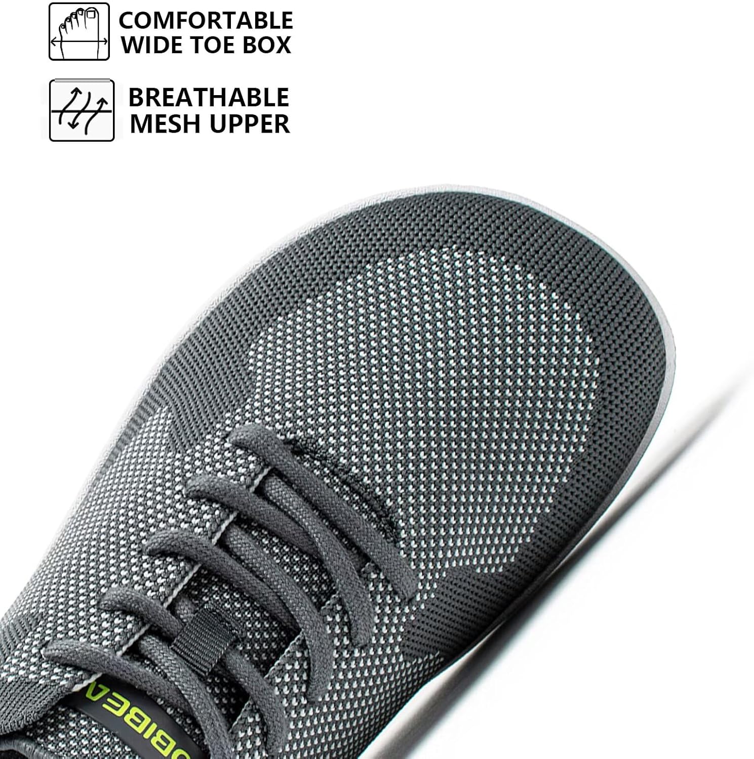 HOBIBEAR Men Barefoot Shoes | Wide Toe Box | Mesh Casual Sneakers - Image 2