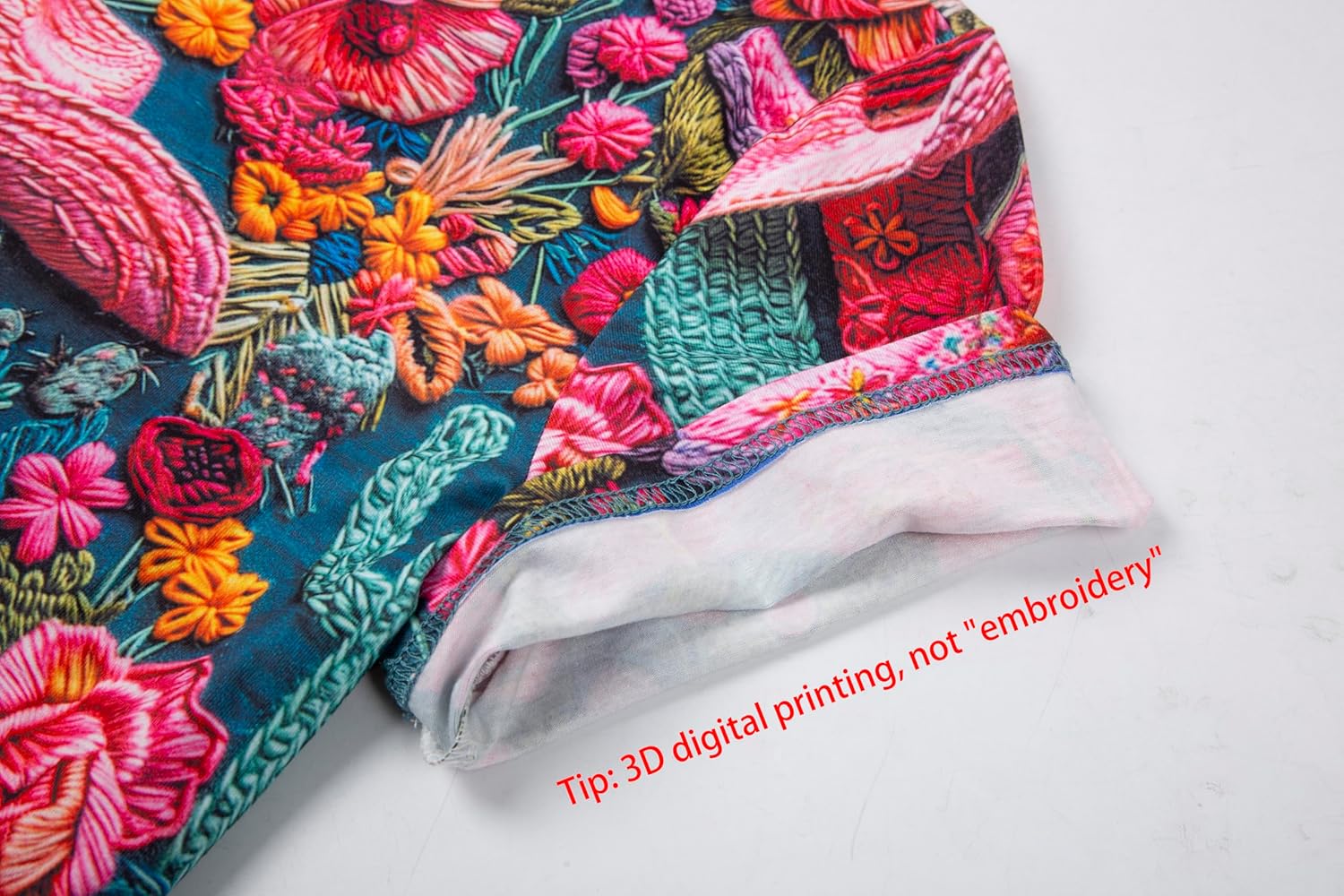 Boho Western Cowgirl Shirts for Women: Vintage Western Rodeo Graphic Tee Cowgirl 3D Digital Printing Short Sleeve Tops - Image 6