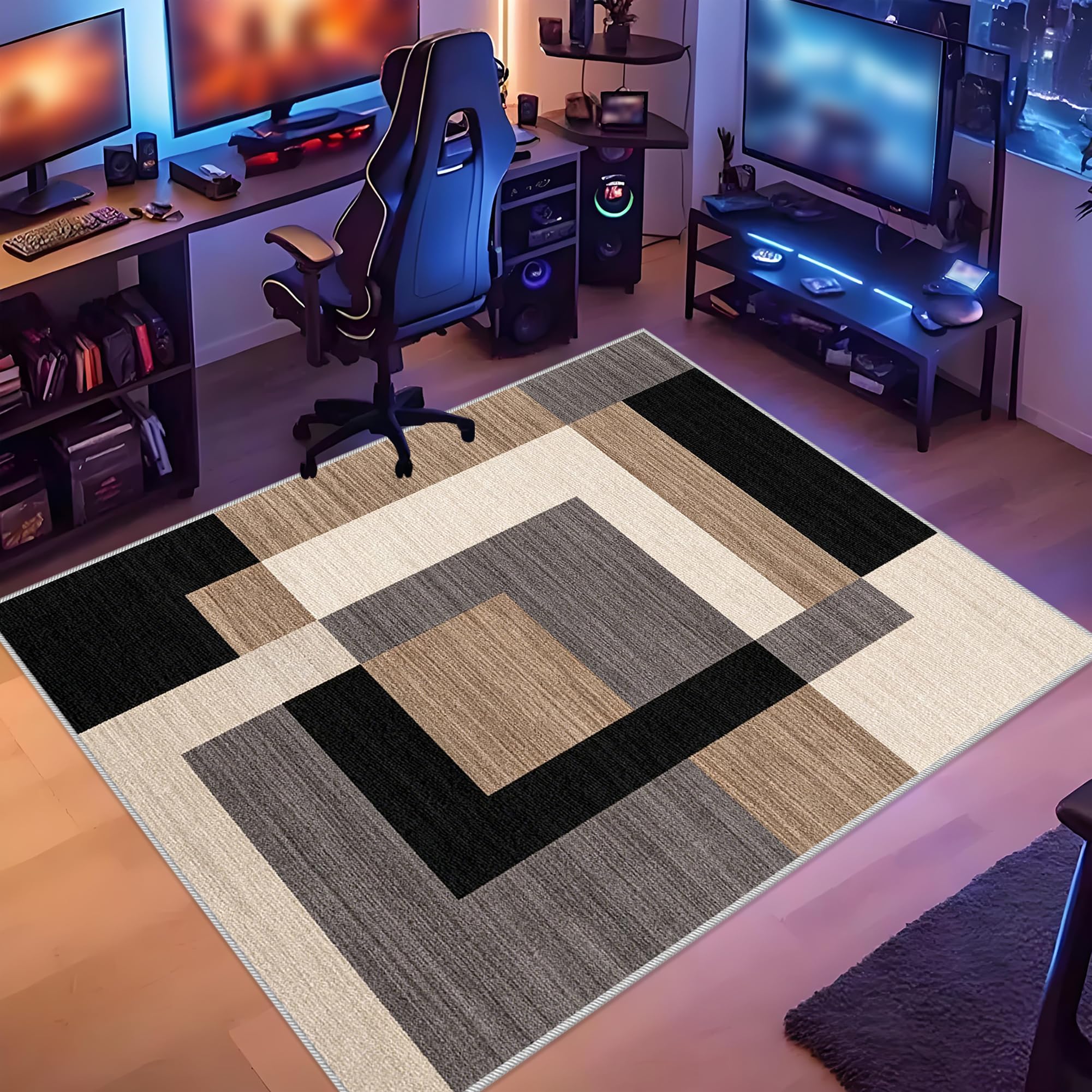 Bodenschutzmatte für Teppiche rutschfest Bürostuhl Matte 90 x 140 cm