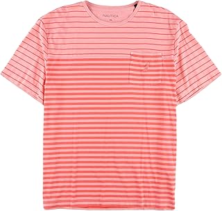 Nautica Mens Striped Basic T-Shirt