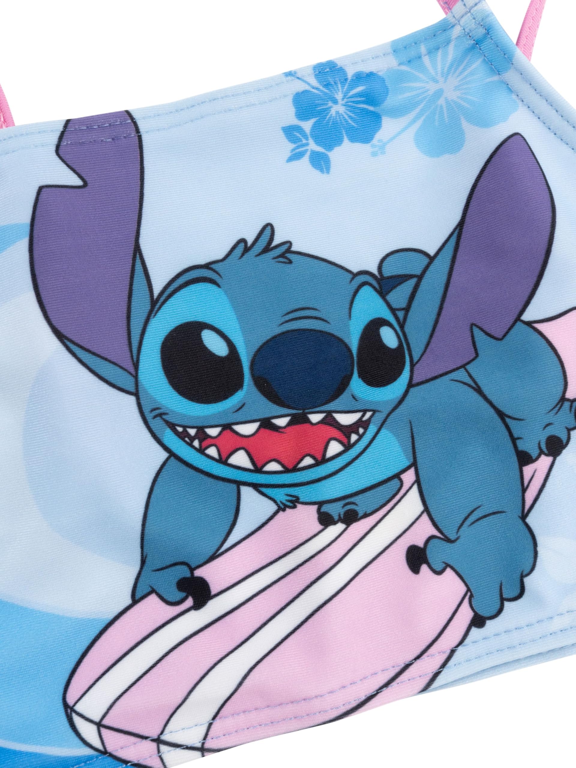 Disney Lilo & Stitch Bikini per bambine – Costume da bagno in due pezzi, blu