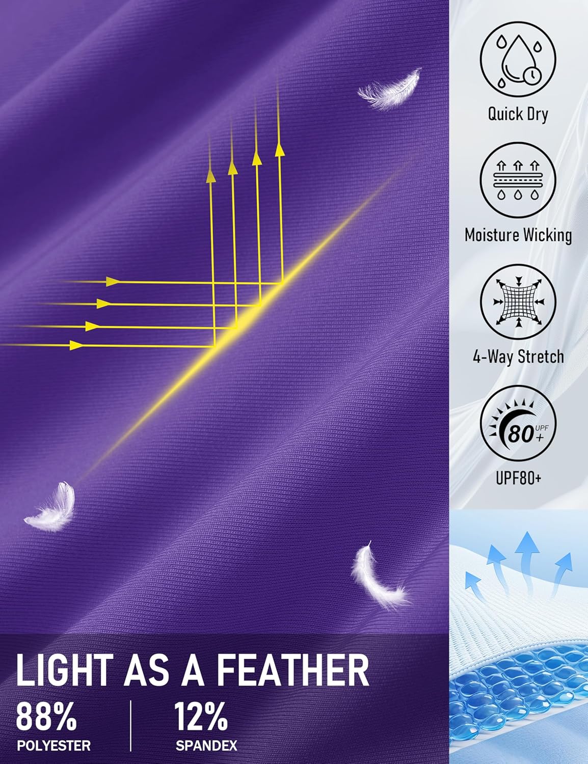 MAGCOMSEN Tank Top for Women Workout Athletic Muscle Tanks Racer backYoga Pilates Tops Sleeveless Running Gym Sports Tank - Image 5