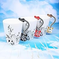 Vista 7 de Taza de guitarra, taza de café de guitarra, regalo para guitarristas músicos, taza de guitarra de 13.5 onzas, regalos para amantes de la música