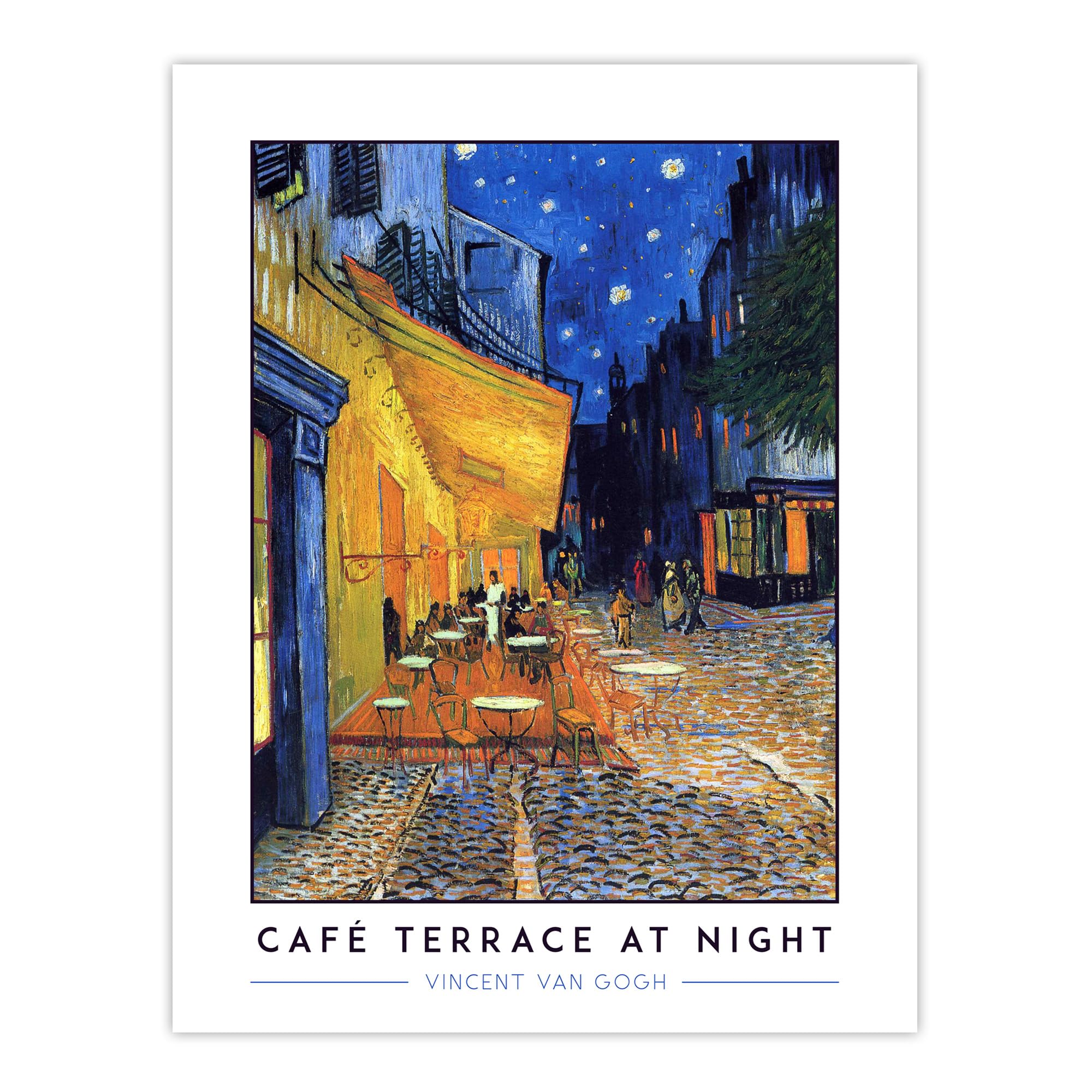 Artery8 Vincent Van Gogh Café Terrace At Night Place Du Forum Living Room Large Wall Art Poster Print Thick Paper 18X24 Inch