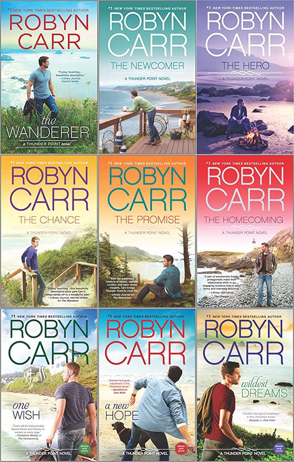 Thunder Point 1 to 9 book series The Wanderer, The