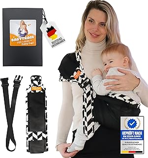 Hüfttrage Baby – Ergonomische seitliche Babytrage ab 6 Monate, praktische Tragehilfe für Kleinkind bis 15 kg, schnell angelegt für kurze Einsätze im Alltag