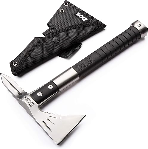 Miniatura 5 de SOG Tomahawk táctico - Hacha de lanzamiento, hacha táctica de supervivencia versátil y hacha táctica Tomahawk - Mini hacha táctica Voodoo Hawk,