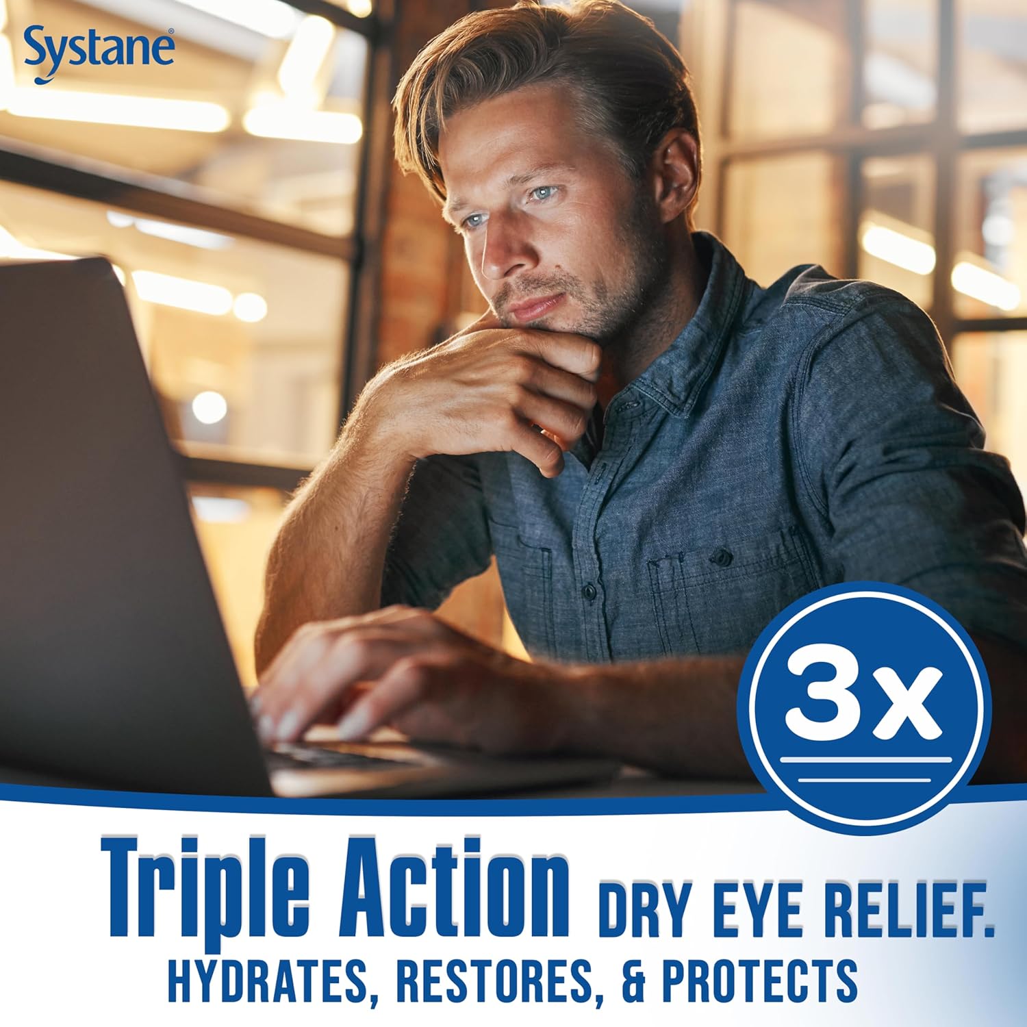 Systane Pro PF Dry Eye Relief Preservative Free Lubricant Eye Drops 10 mL 0.34 Fl Oz (Pack of 1) image 3 of 6 B0DS6KZHRY