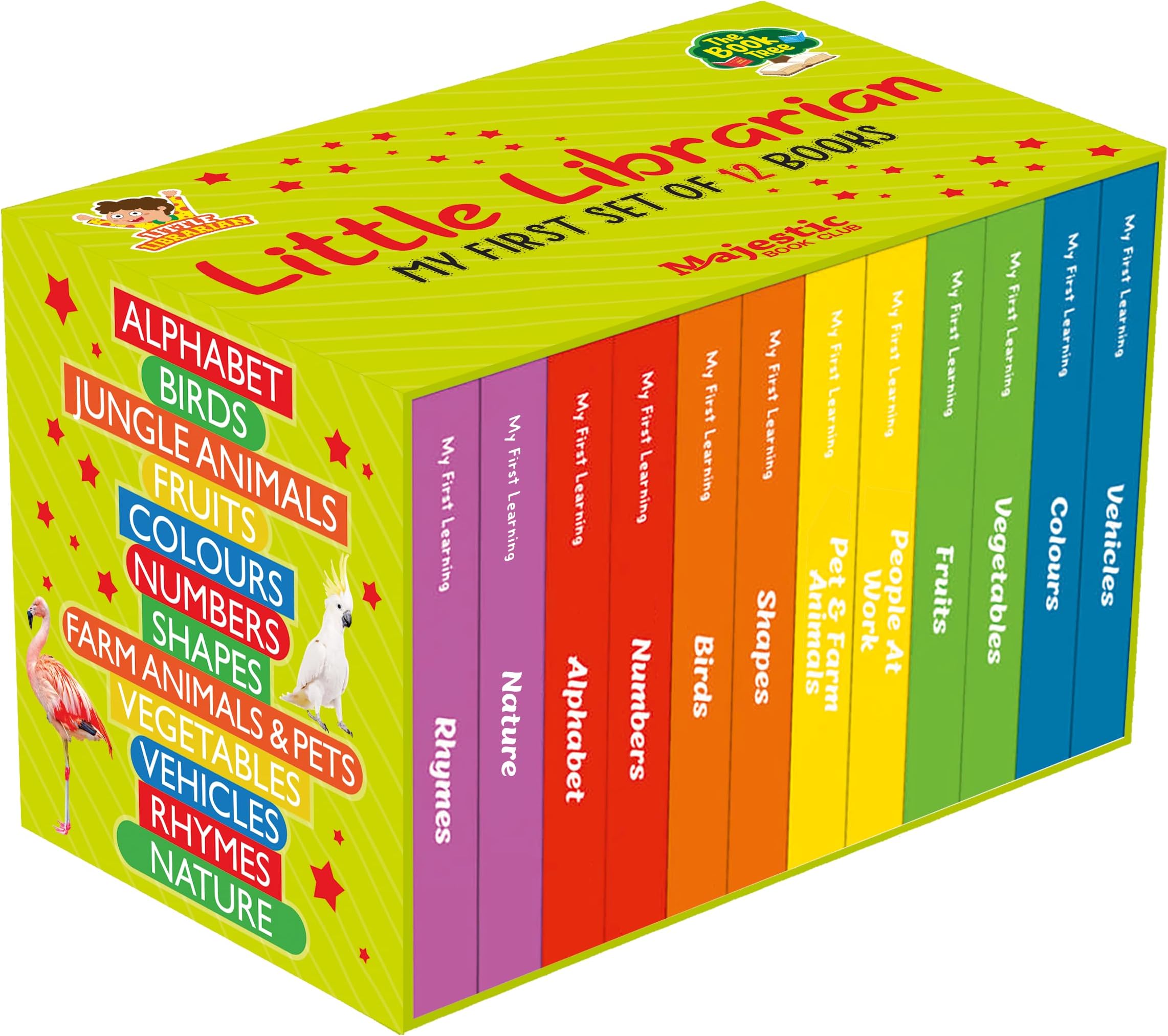My First Little Librarian: Boxset of 12 Best Board Books for Kids