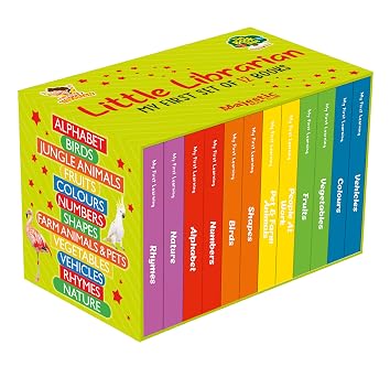 My First Little Librarian: Boxset of 12 Best Board Books for Kids Board book Box set, 1 January 2019