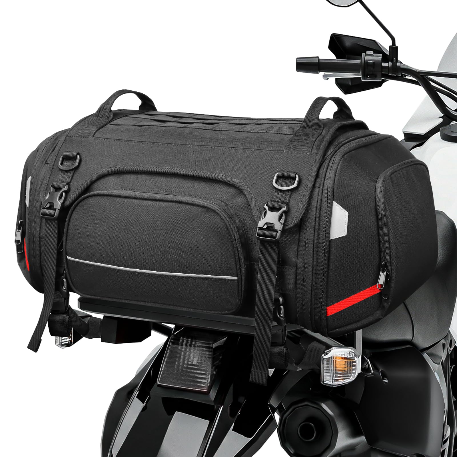 Amazon | [TOFEMY] バイク用 シートバッグ 型崩れ防止構造 拡張機能 58 