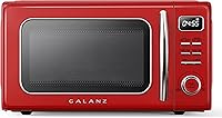 Vista 17 de Galanz - Horno microondas retro GLCMKZ09GNR09, funciones de cocción y recalentamiento automáticos, descongelación e inicio rápido, fácil limpieza