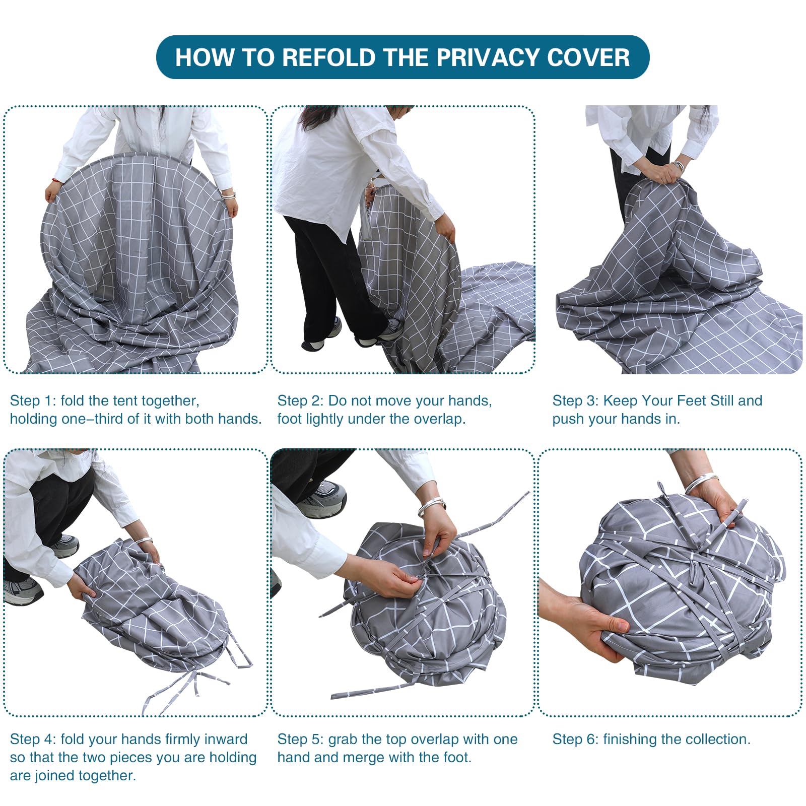 Spogliatoio portatile – Tenda pop up privacy per campeggio all'aperto, escursionismo, spiaggia, doccia e WC, facile da installare, design compatto