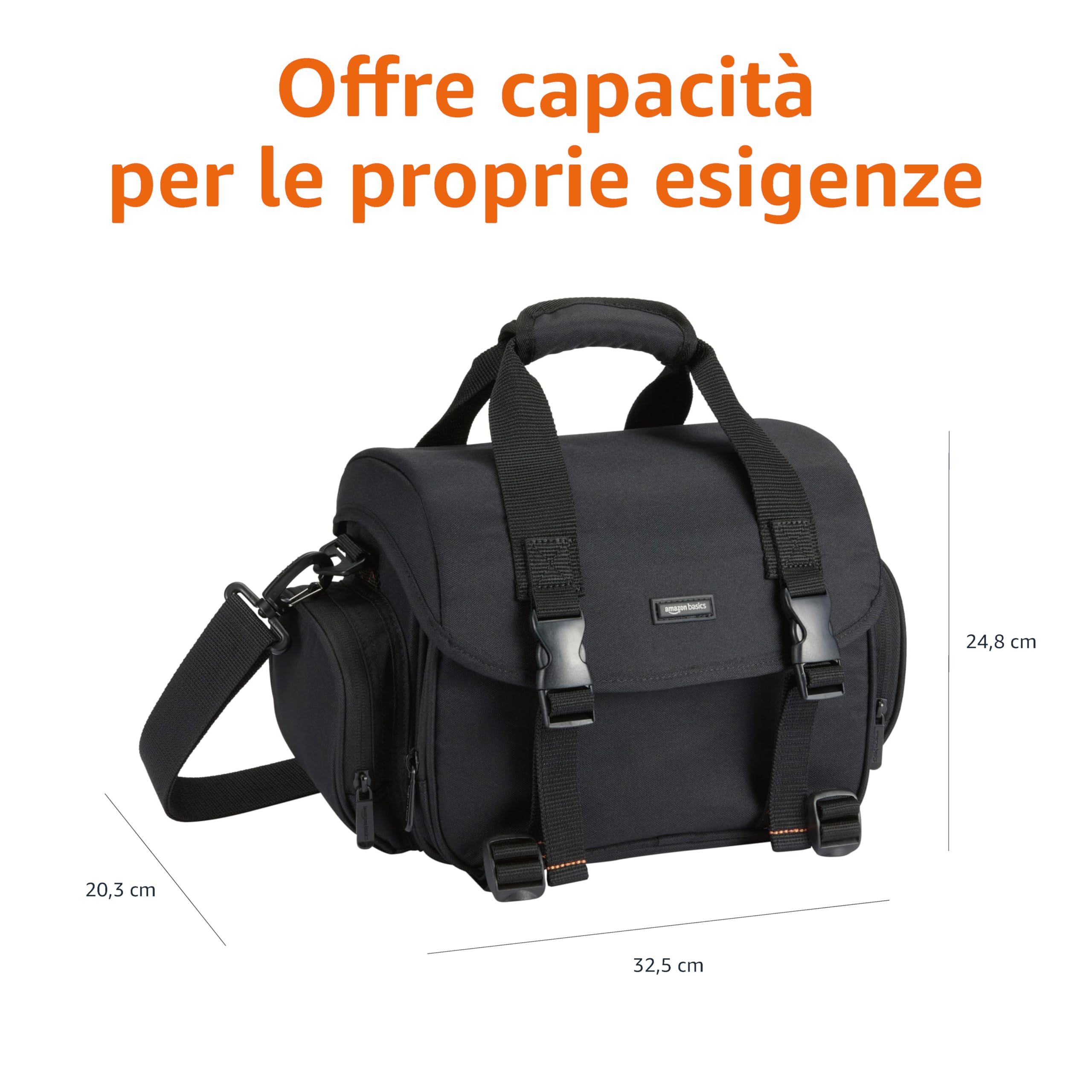 DSLR Borsa A Tracolla Per Fotocamera Nikon D3400 D3500 D750 D850 D500 - Foto 12