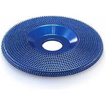Tungsten Carbide Coarse Carving Wheel Wood Carving disc, Wood Shaping Wheel for Angle Grinder, Aggressive Material Removal Durable, Anti-Clog, Easy to Remove Fits Standard Grinders