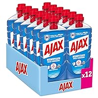 Ajax detersivo pavimenti Disinfettante multisuperficie senza candeggina 950 ml x 12