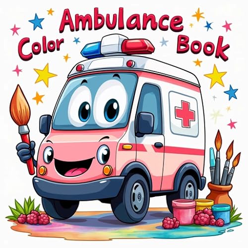 Ambulance Coloring Game: Emergency Vehicles & Fun Sketching