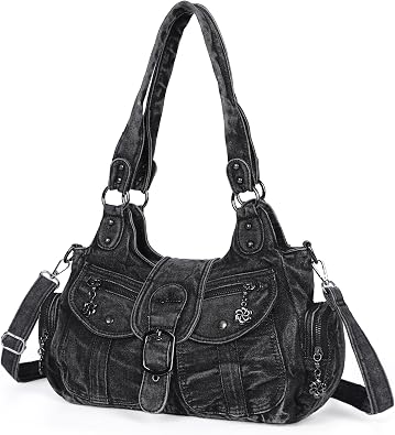 Angel Kiss Hobo Bags for Women Vegan Leather Shoulder Purses and Handbags Ladies Roomy Tote Bags Purse with Crossbody Strap
