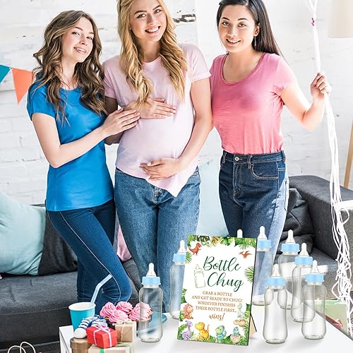 Vista 118 de TrelaCo Cool Baby Shower Games - Juego de regalo con temática de abejas y 12 biberones para baby shower, para juegos de abejas de panal, revelación