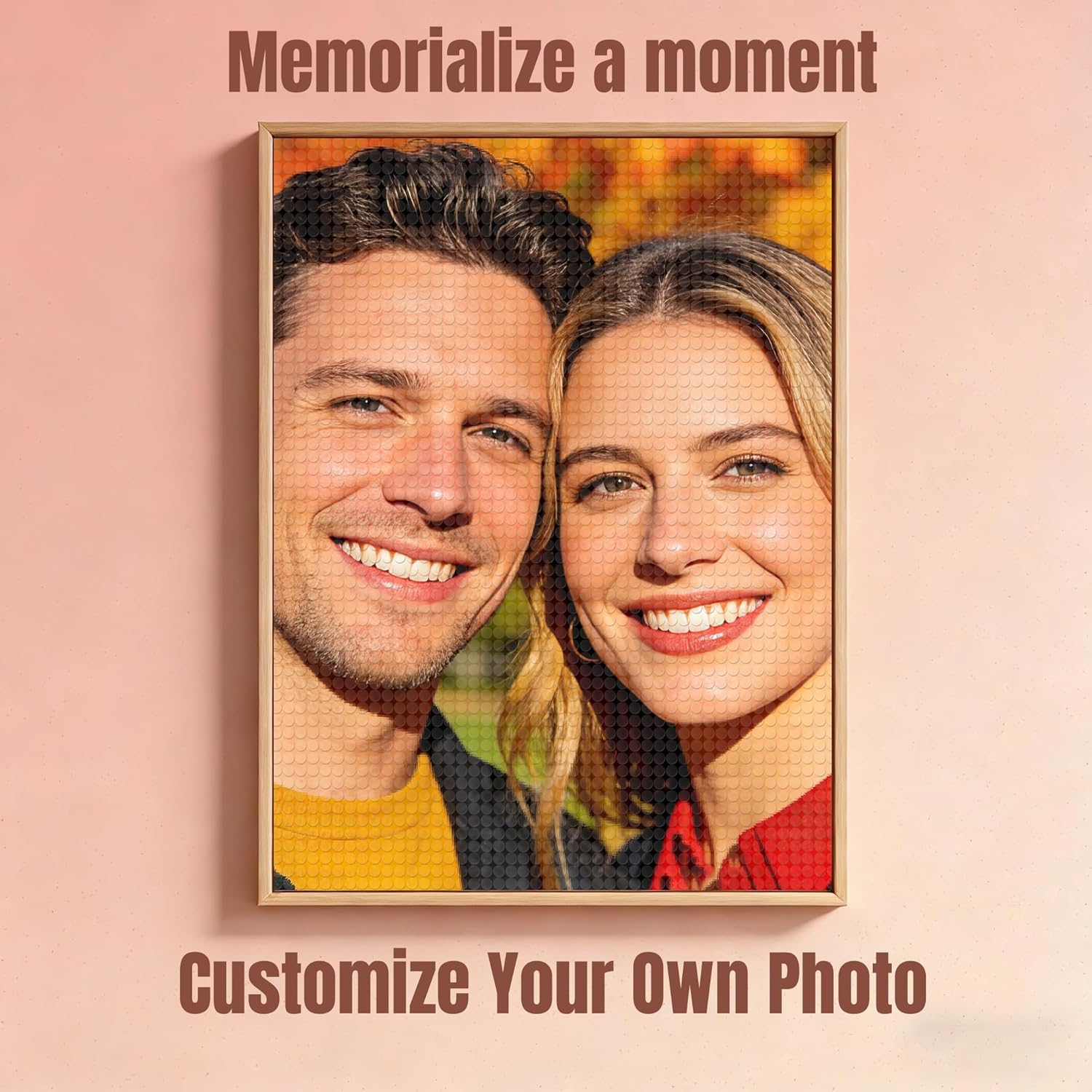 POKEHAND Custom Diamond Painting, 5D DIY Personalized Diamond Art Kits for Adults, Create Your Own Diamond Pictures, Customized Diamond Art Painting Gifts for Home Decor