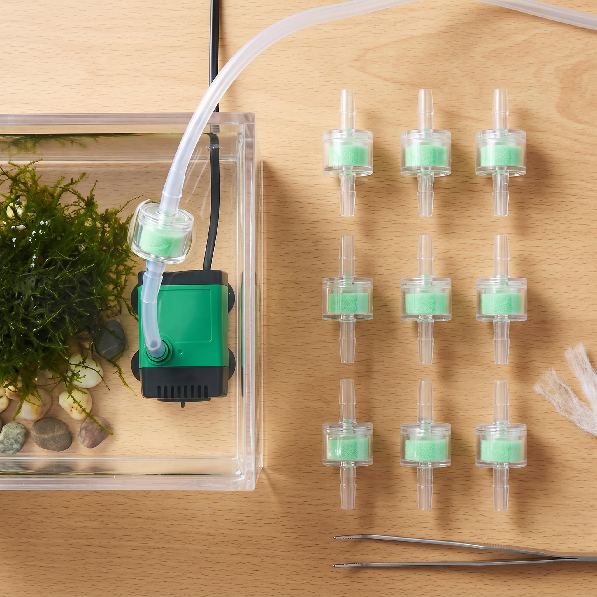 Snapklik.com : GLOGLOW 10PCS Aquarium Hose Filters, Small Fish Tank ...