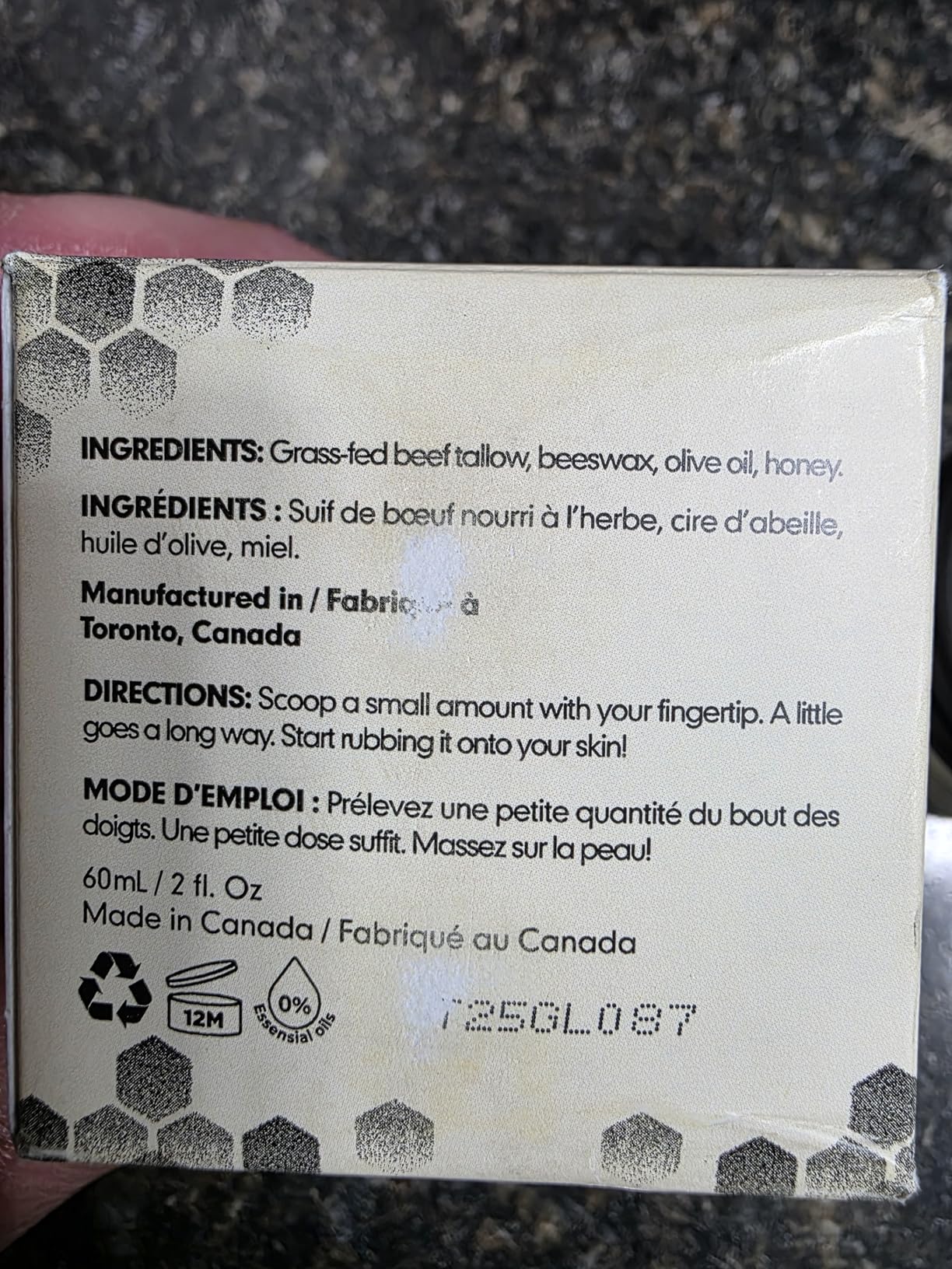 NEXT PLANET Beef Tallow & Honey Balm – Face & Body Moisturizer – Natural Skincare with 100% Grass Fed Tallow, Raw Honey & Beeswax – Hydrating, Nourishing & Anti-Aging- Vitamins A, D, K & E -2oz Brand