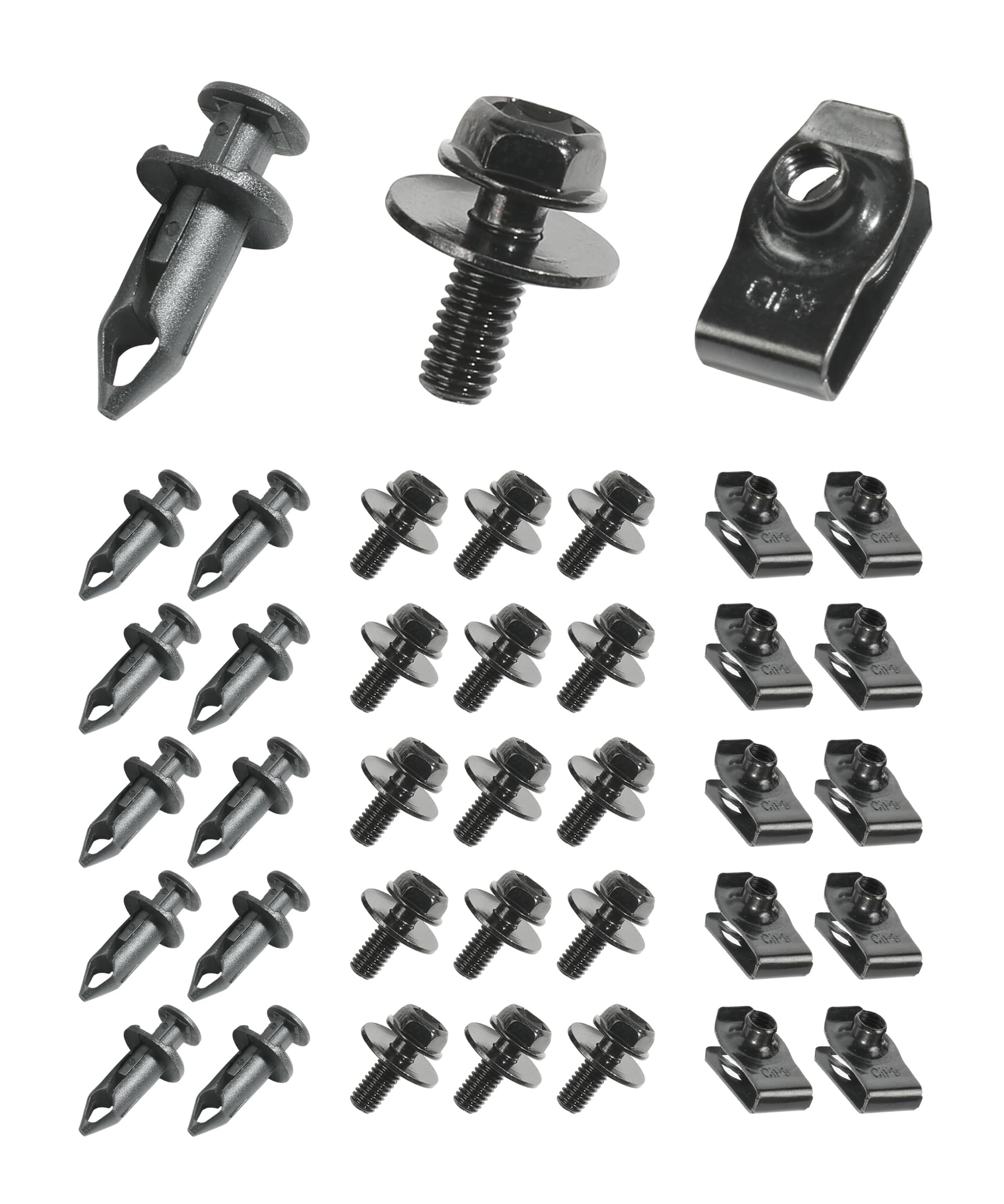 SCUARI 35PCS Car Engine Under Cover Splash Shield Guard - mud flaps and splash guards | Mubboo