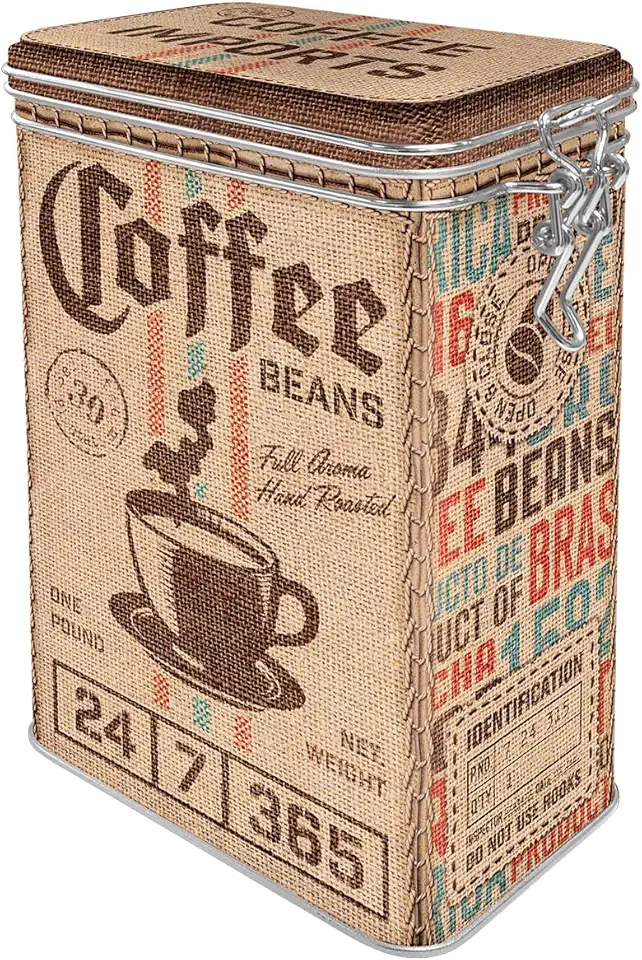 Kaffeburk i retrostil med aromlock