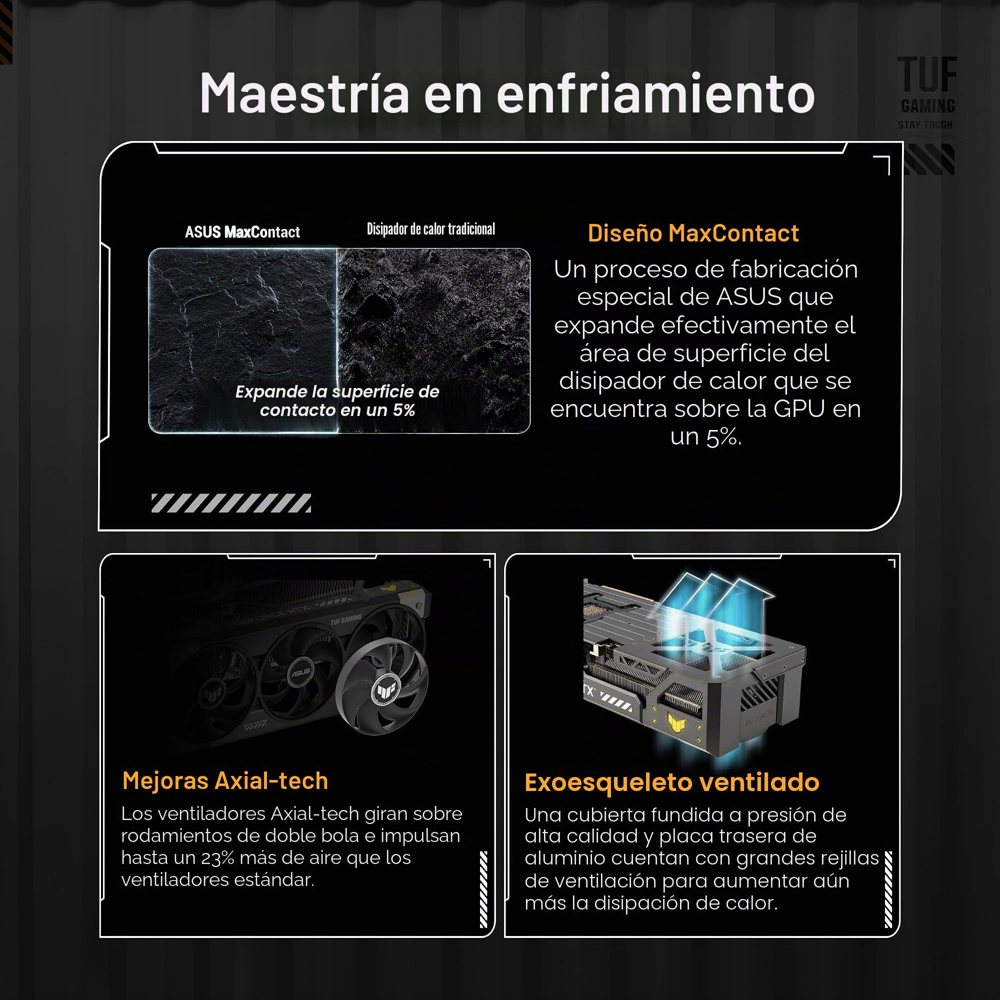 ASUS TUF Gaming - Tarjeta gráfica GeForce RTX™ 5080 de 16 GB GDDR7 OC Edition
