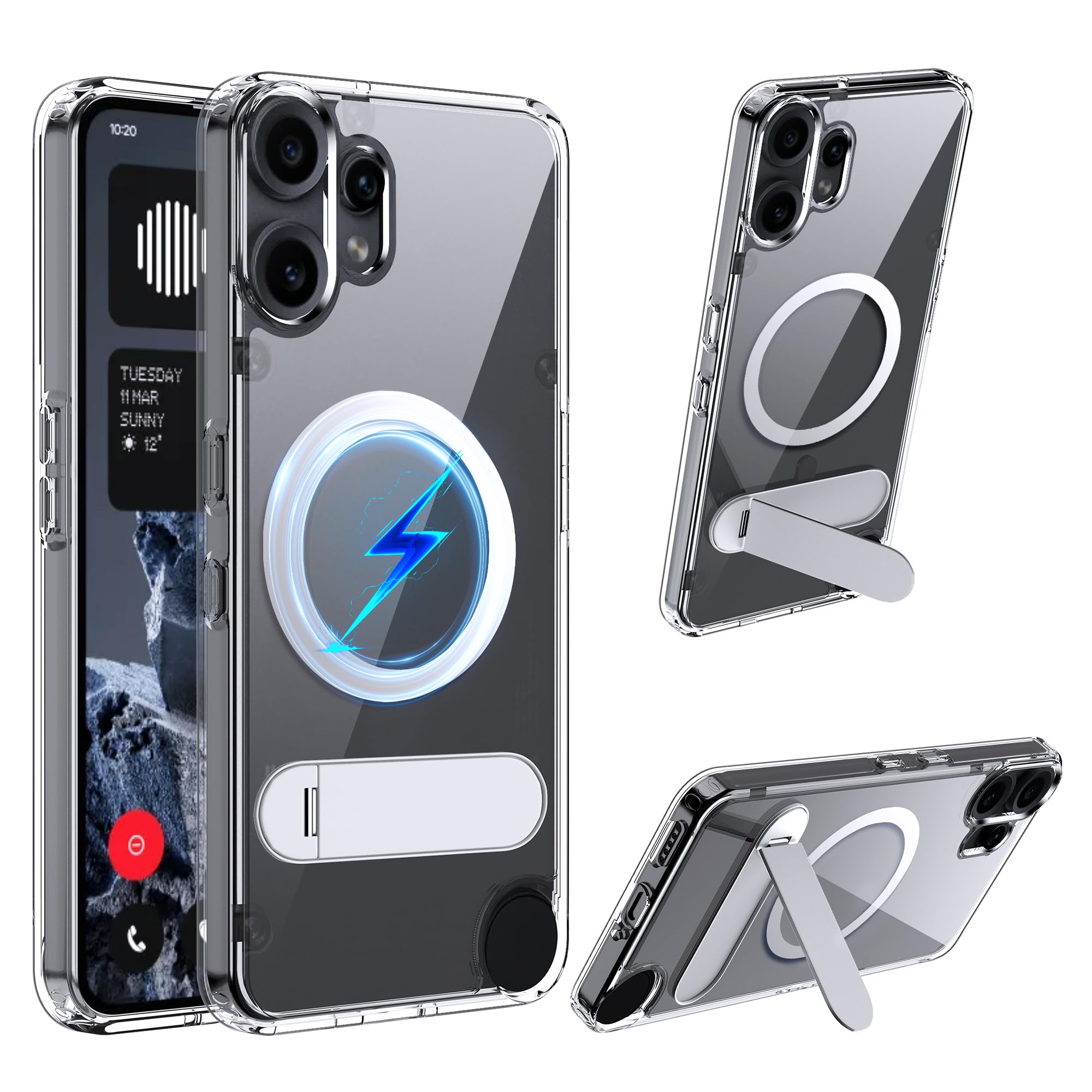 Lemxiee Case für OnePlus Nord 6 hülle + [2 Stück] Schutzfoli