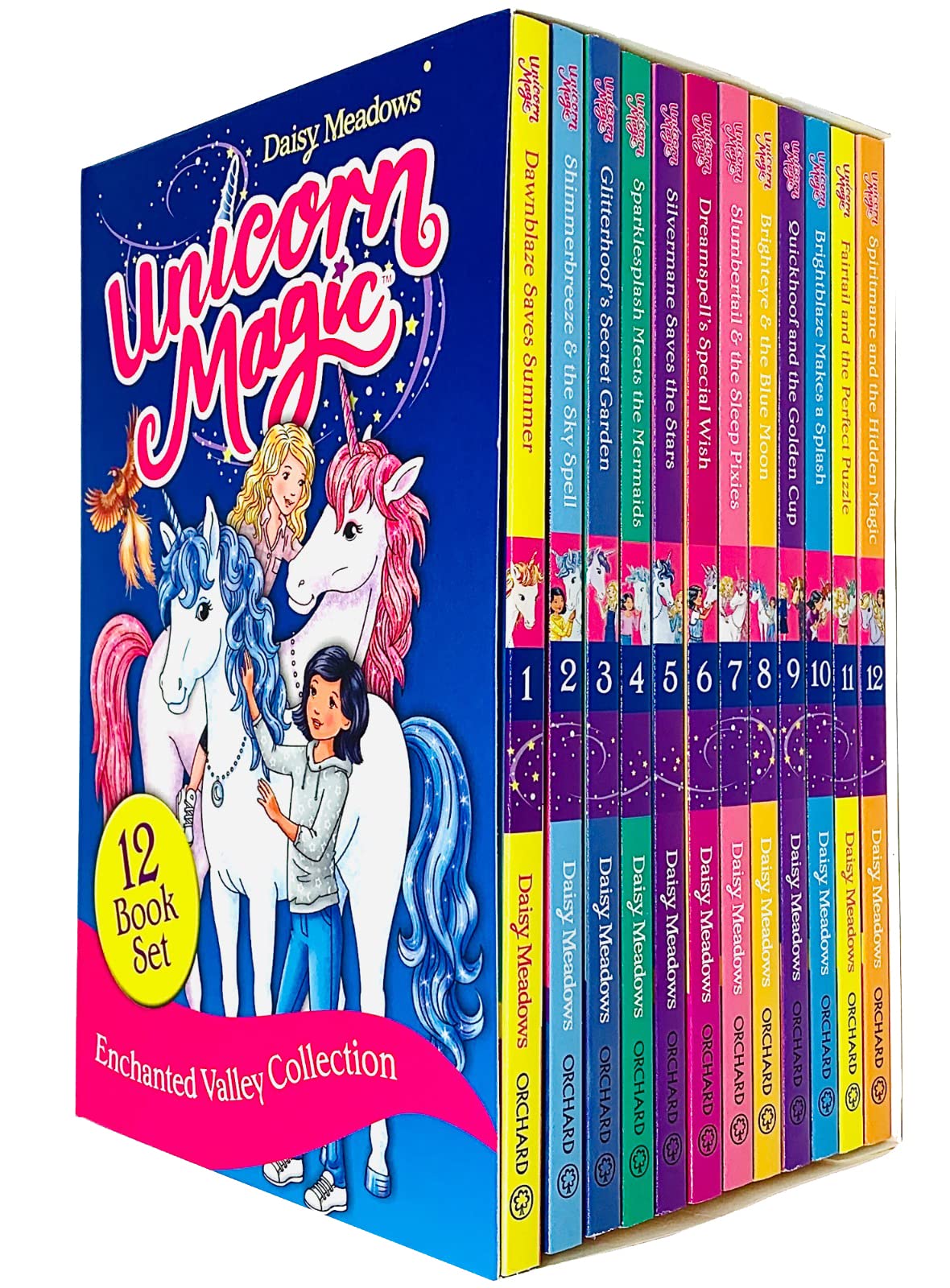Unicorn Magic Enchanted Valley 12 Books Collection Set (Dawnblaze Saves ...