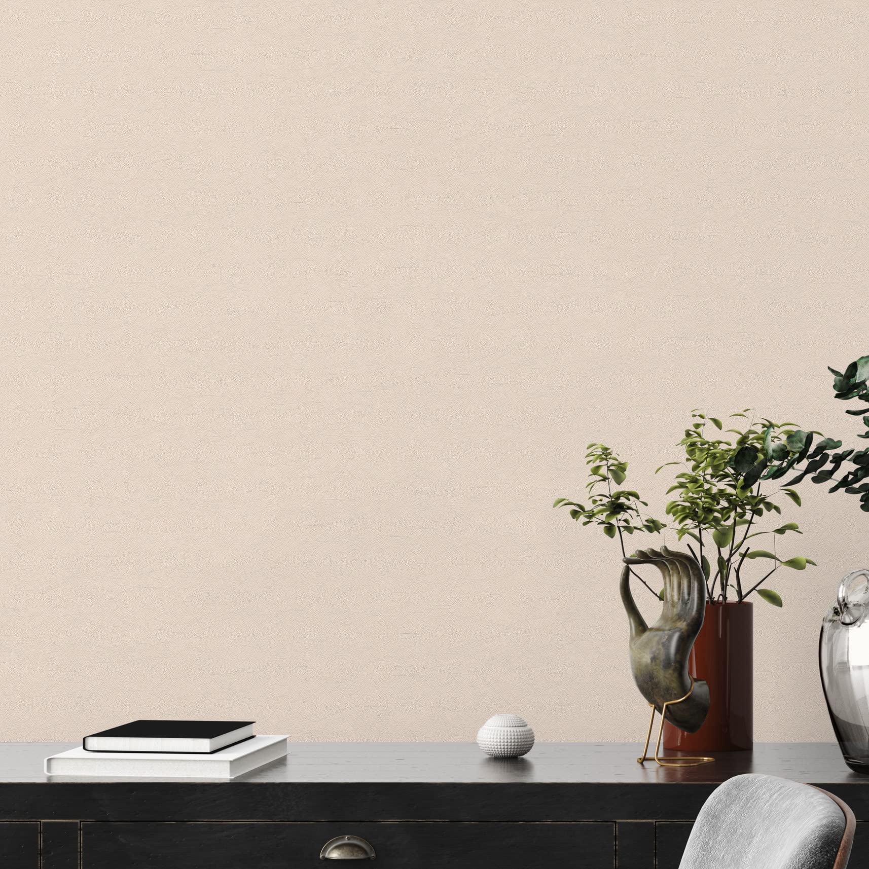 Papier peint intissé monochrome Livingwalls Premium Wall 2 élégance allemande pour salon
