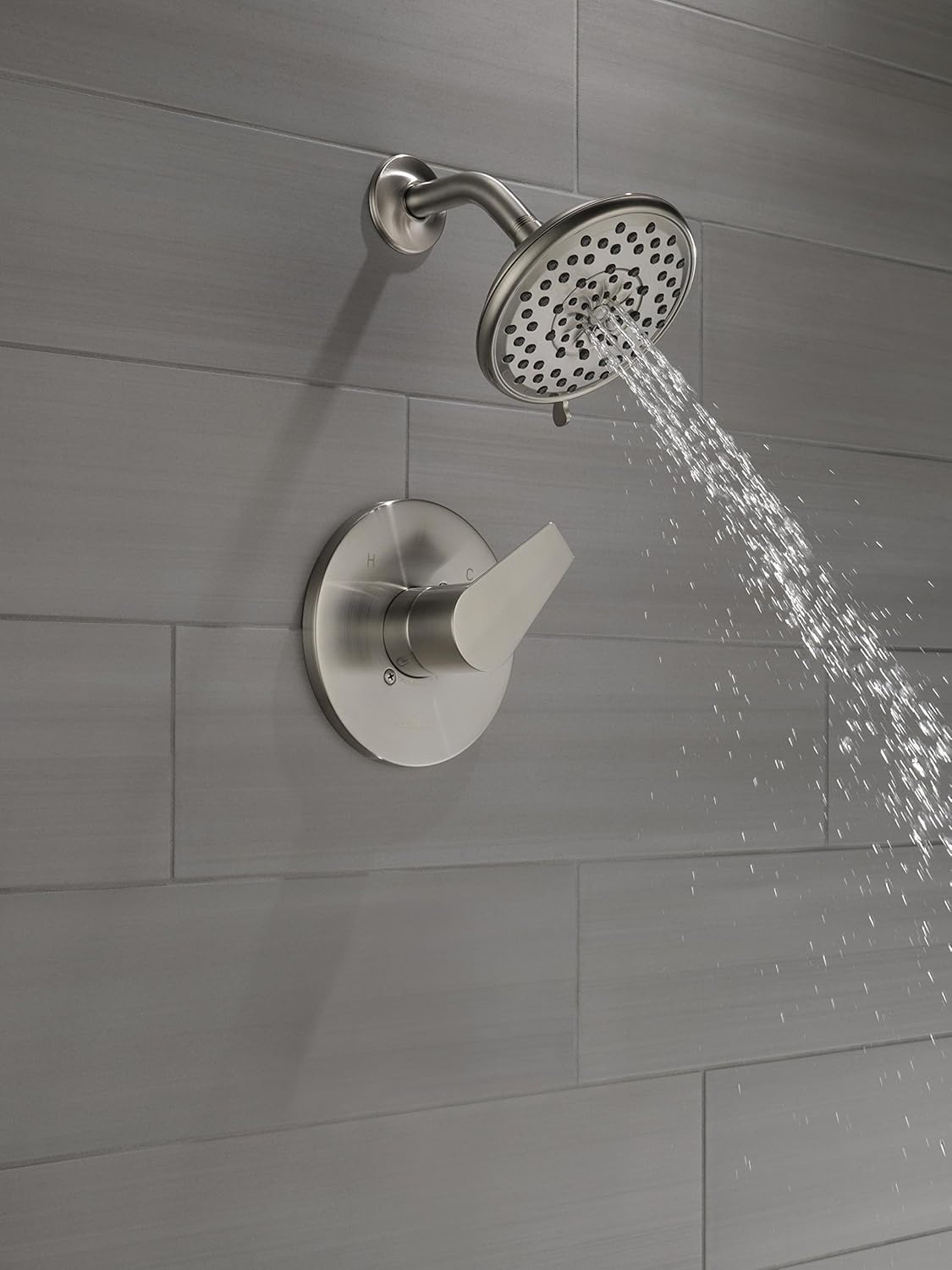 Peerless Delta Faucet Peerless PTT14219-BN Xander Shower Head Trim Only (Valve Sold Separately), Brushed Nickel