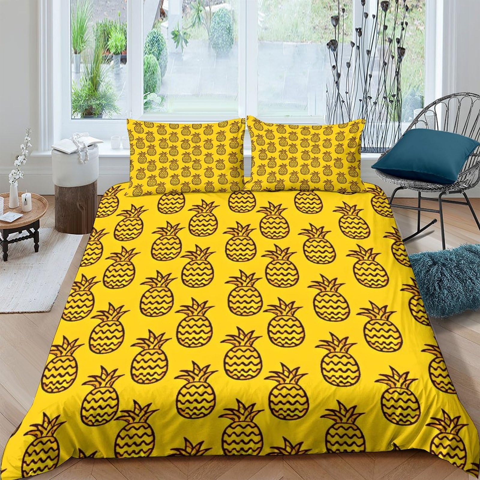Fruit exotique parure de lit premium en microfibre douce king size