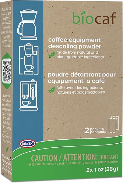 Urnex Full Circle Espresso Machine - 2 Single Use Packets - Descaling Powder Safe On Keurig Delonghi Nespresso Ninja Ham