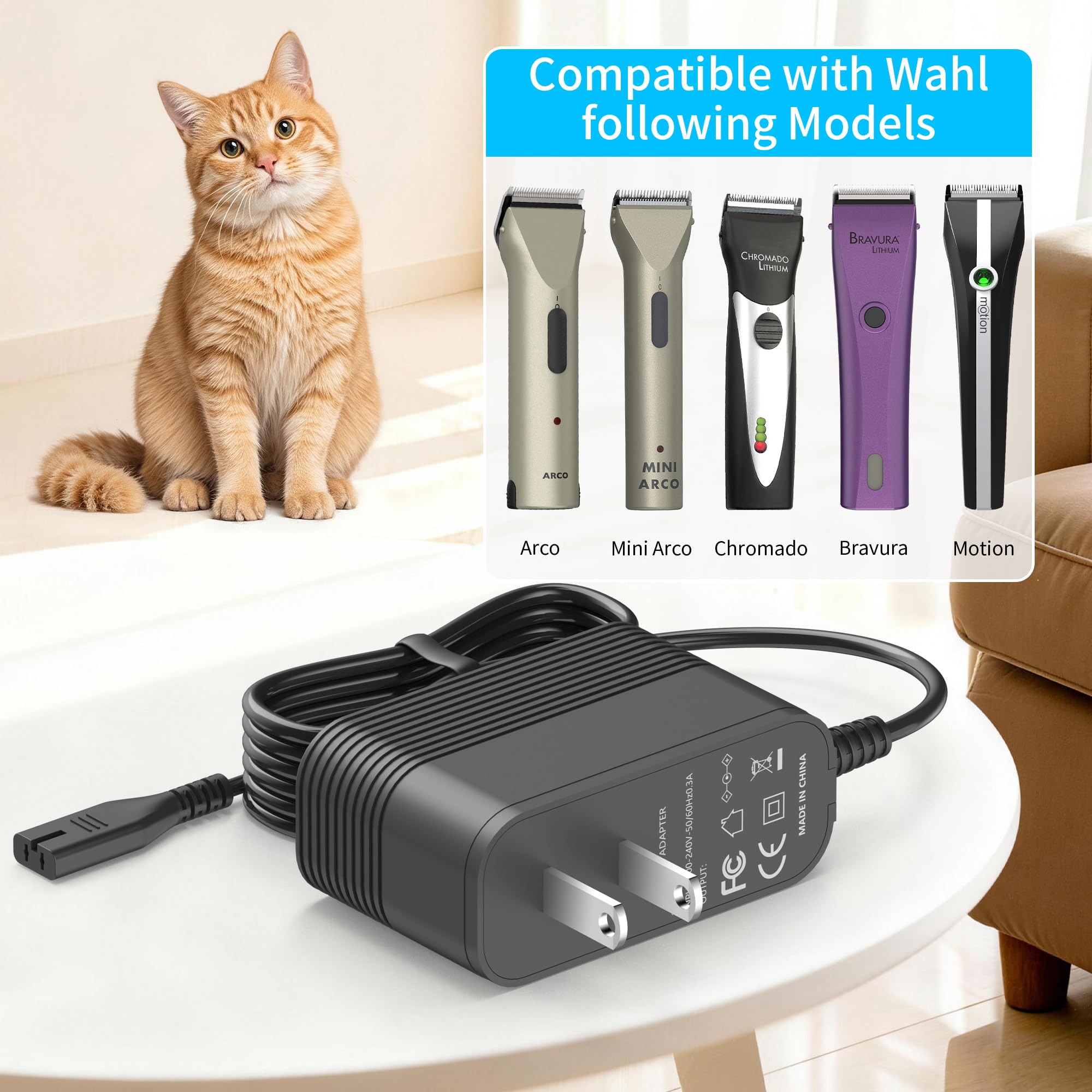 Amazon.com: IOKOFJOA 5.9V Charger for Wahl Cordless Clipper