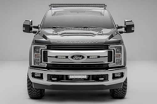 Miniatura 11 de ZROADZ Soporte de montaje LED para bisagra de capó de zanja, compatible con Ford F-250 350 450 550 2017-2022, para montar (2) luces LED de 3