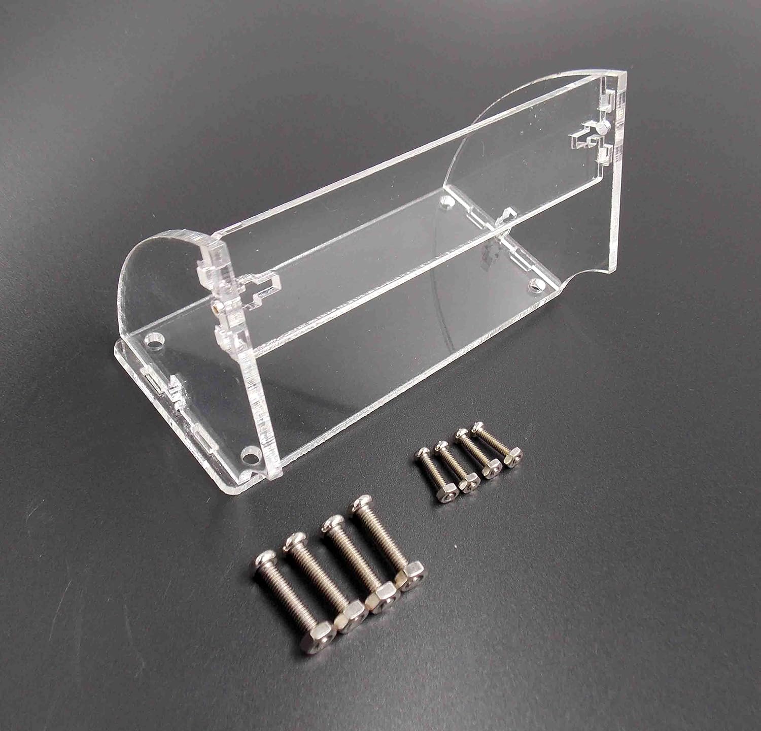 Transparent Acrylic Shell for LCD1602 LCD Screen with Screw/Nut LCD1602 Shell Case Holder (no with 1602 LCD)