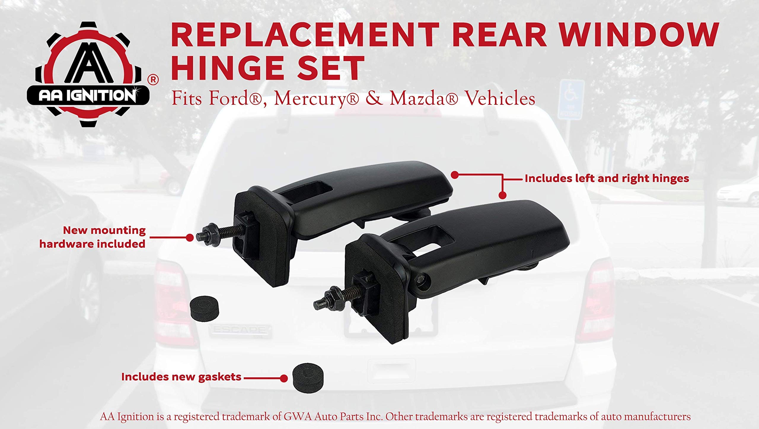 Heckscheiben-Scharnier Set Für Ford Escape 2008-2012 - Originalersatz 8L8Z78420A68C/D