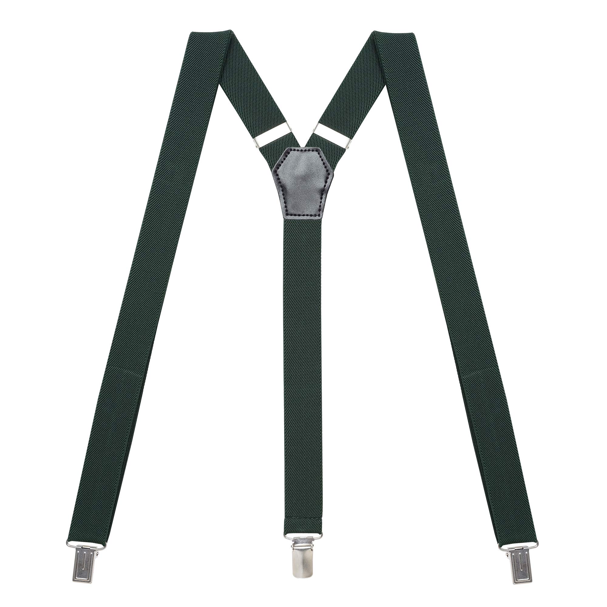 Womens Suspenders – Y Back Style – 1" Width - Comfortably Adjustable Elastic Straps and Metal Clips